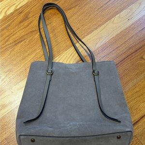 Polo Ralph Lauren Gray Tote with Black Straps